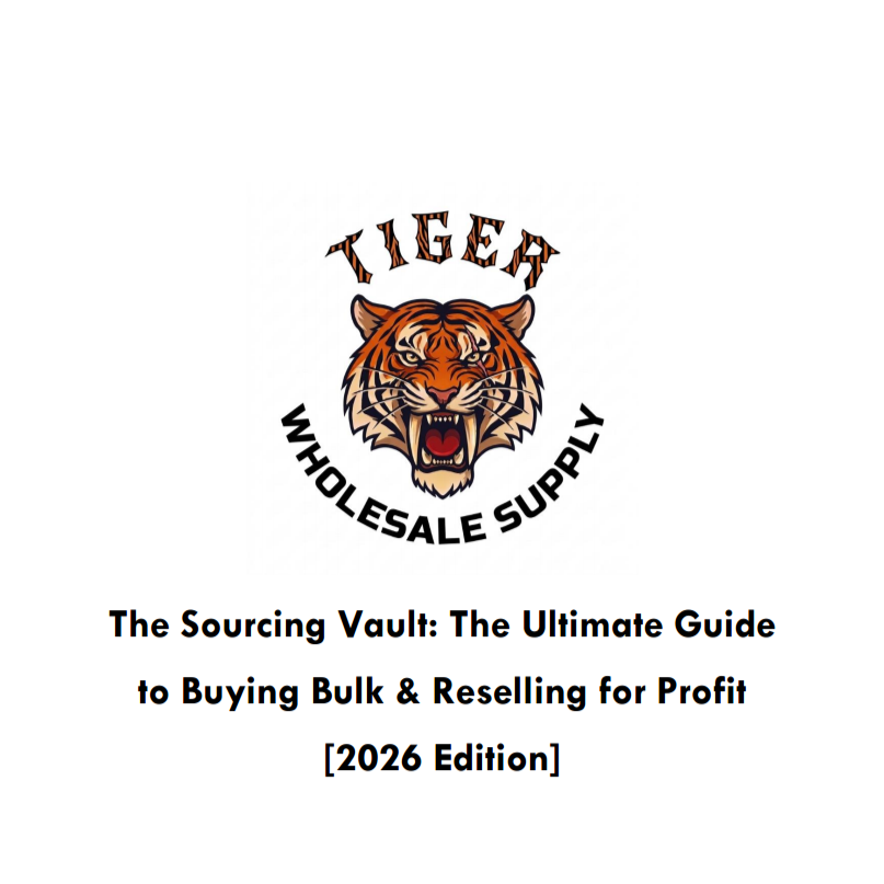 The Sourcing Vault: The Ultimate Guide to Buying Bulk & Reselling for Profit [2026 Edition]