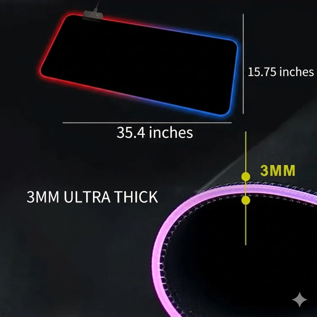 Large RGB Gaming Mousepads | 1000 Pieces Bulk Set
