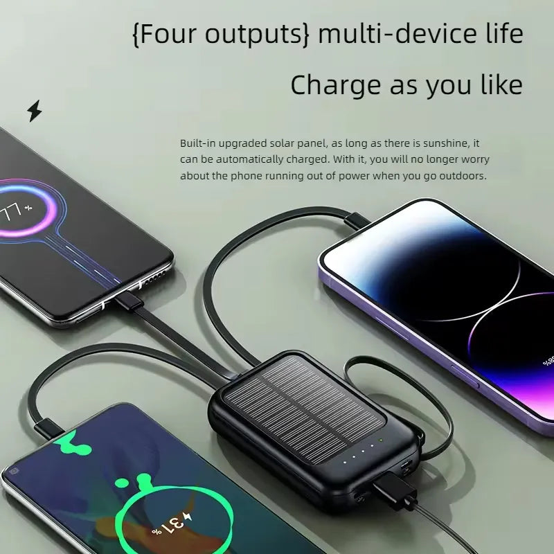 10,000 mAH Solar Power Banks | 500 Pieces Bulk Set