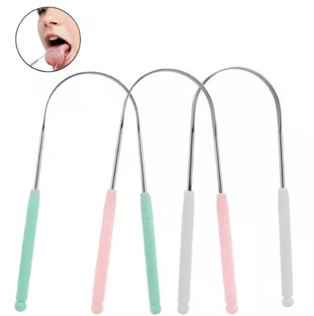 U-Shaped Metal Tongue Scrapers | 1000 Piece Bulk Lot