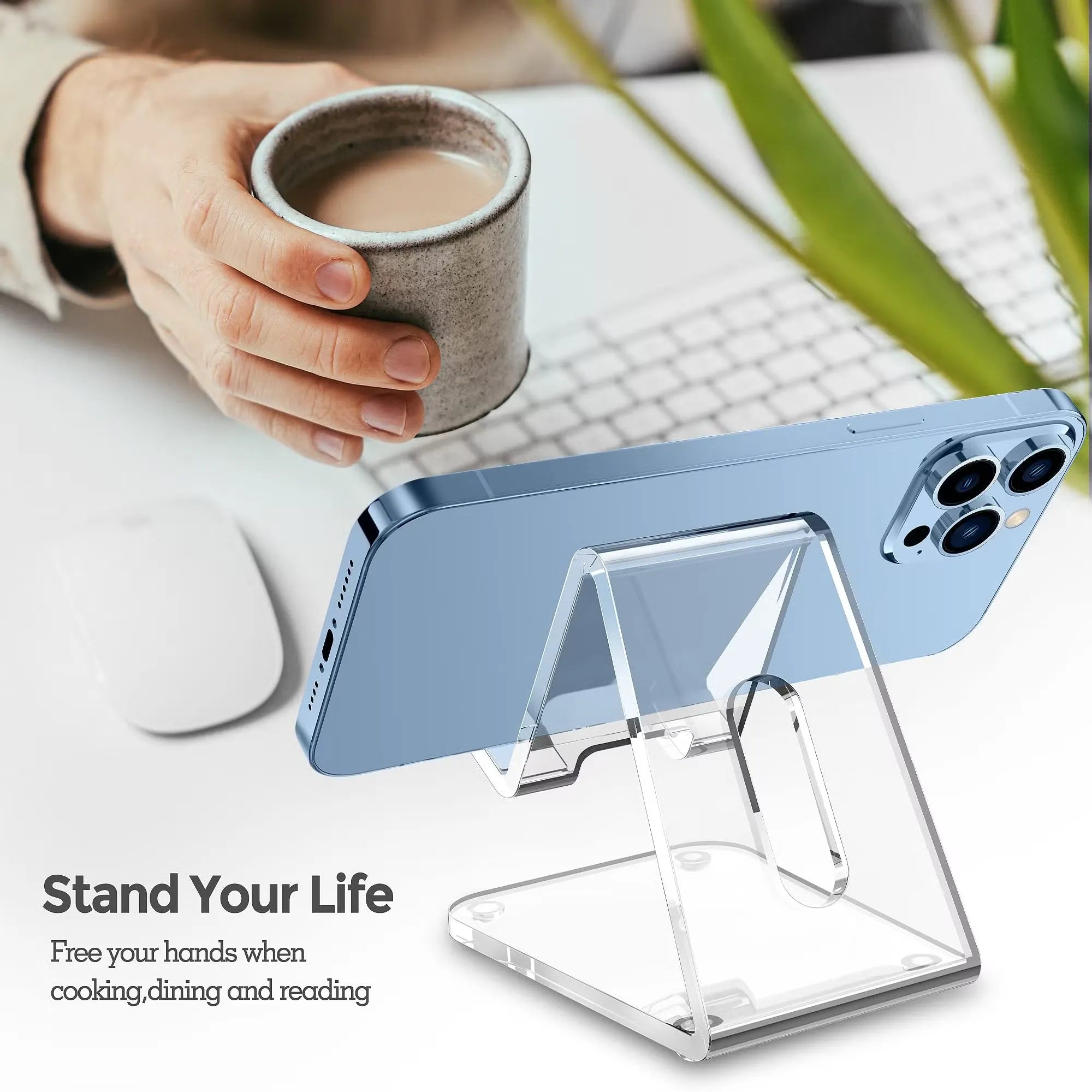Clear Phone Stands | 1000 Pieces Bulk Set