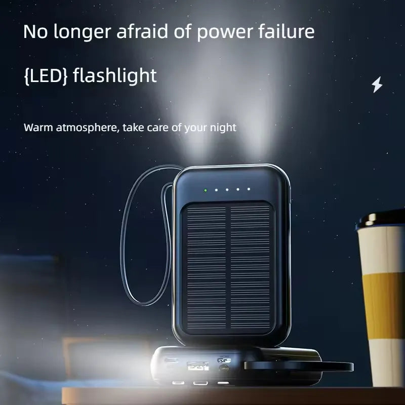 10,000 mAH Solar Power Banks | 500 Pieces Bulk Set
