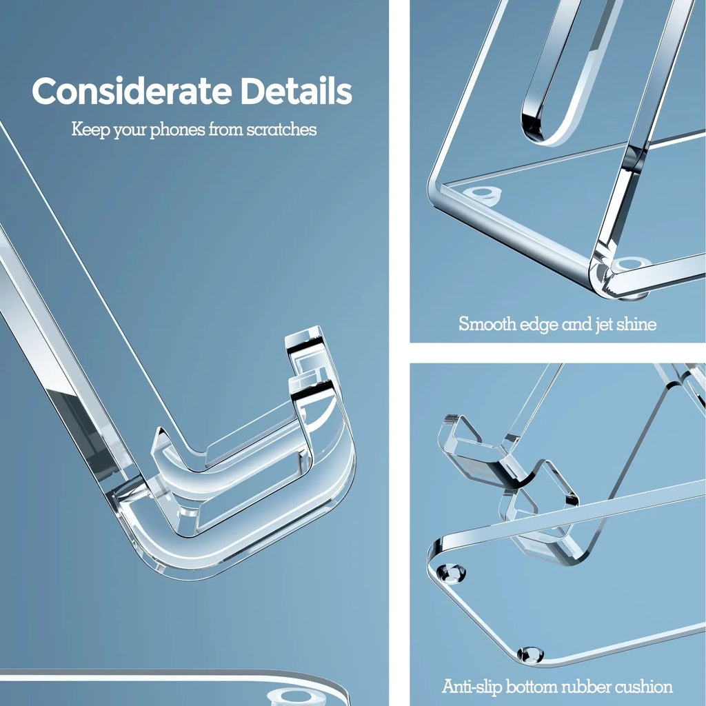 Clear Phone Stands | 1000 Pieces Bulk Set